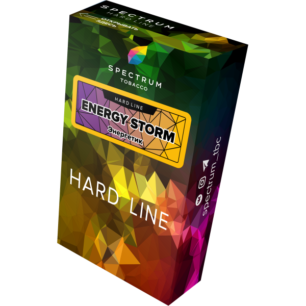 Табак Spectrum Hard energy storm 40 грамм в Сочи