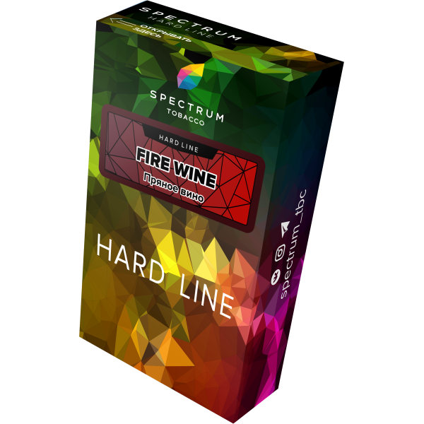 Табак Spectrum Hard fire wine 40 грамм в Сочи