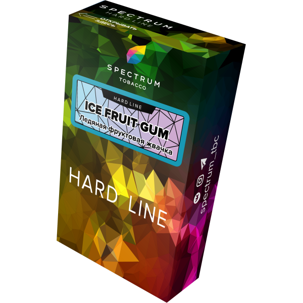 Табак Spectrum Hard ice fruit gum 40 грамм в Сочи