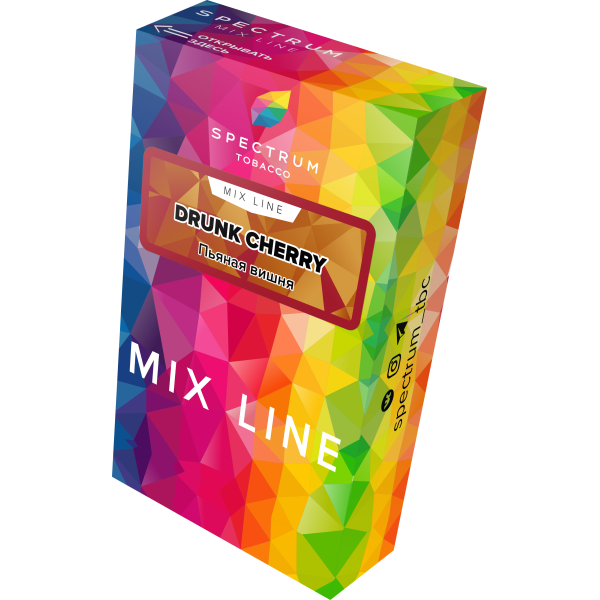 Табак Spectrum Mix Line Drunk Cherry 40 грамм в Сочи