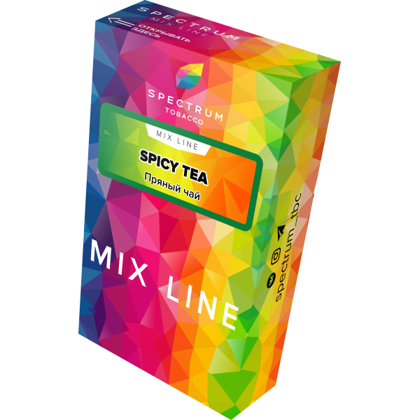 Табак Spectrum Mix Line Spicy Tea 40 грамм в Сочи