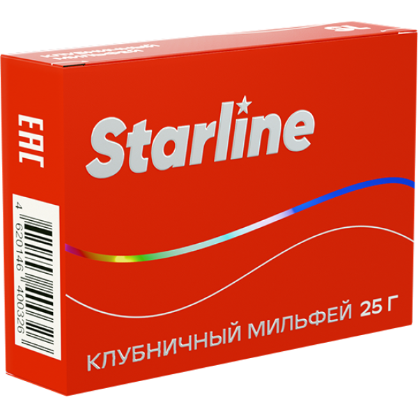 Табак Starline Клубничный мильфей 25 гр в Сочи