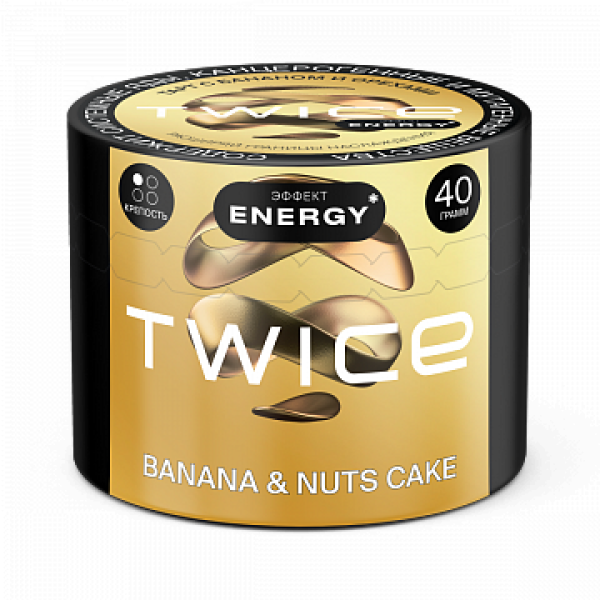 Табак TWICE Banana Nuts Cake (Пирог с бананом и орехами) 40 гр в Сочи