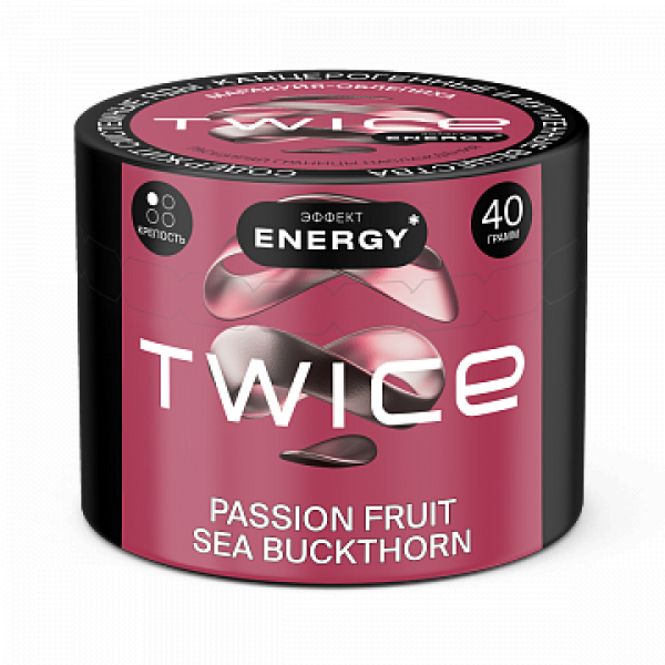 Табак TWICE Passion fruit Sea Buckthorn (Маракуйя Облепиха) 40 гр в Сочи