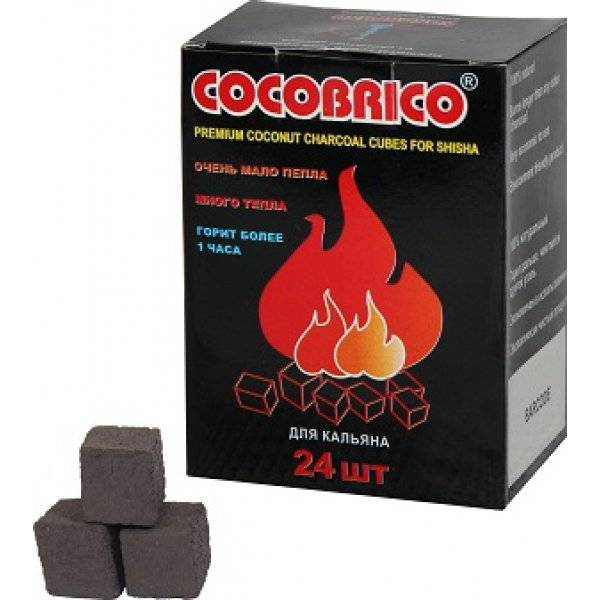 Уголь для кальяна CocoBrico 24 кубика в Сочи