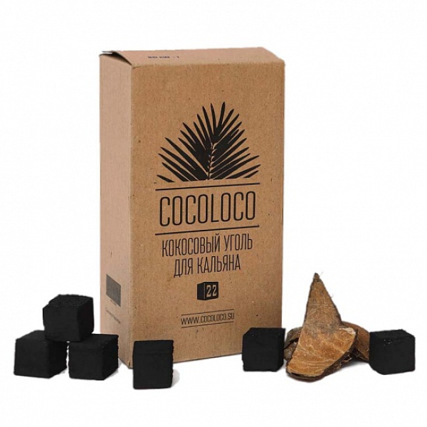 Кокосовый уголь Cocoloco 22мм в Сочи