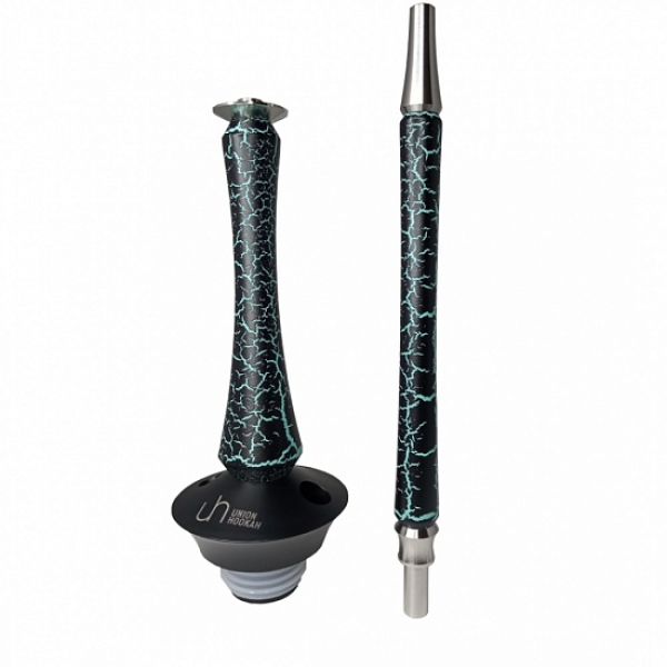 Кальян Union Hookah Sleek Кракле голубой в Сочи