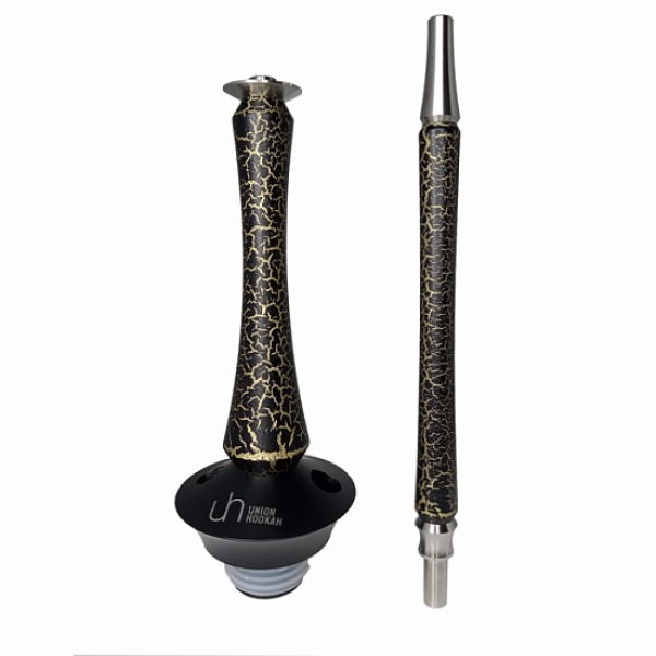 Кальян Union Hookah Sleek Кракле золотой в Сочи