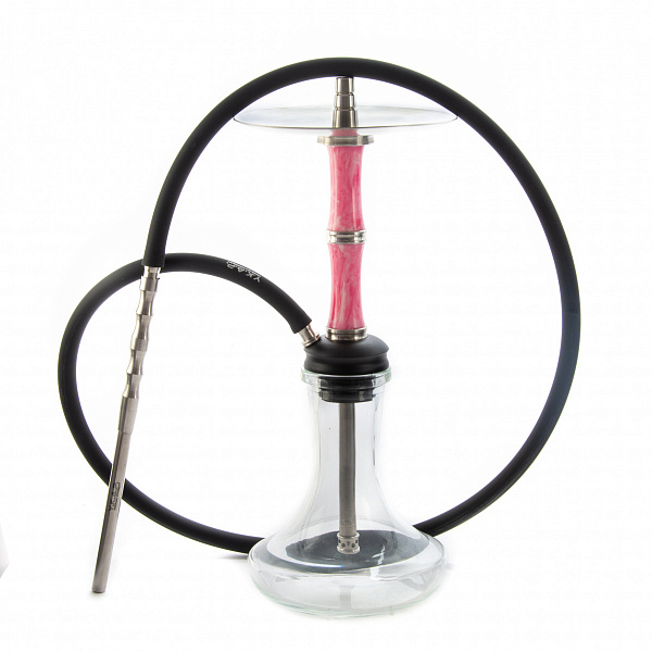 Кальян Y.K.A.P. Mini STR M3 (Розовый, 39 см) в Сочи