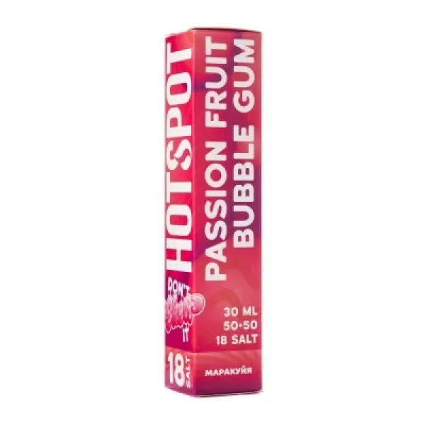 Жидкость HOTSPOT Chow Passion Fruit Bubble Gum 30 мл в Сочи