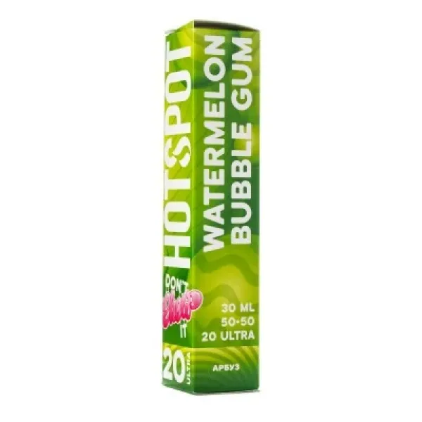 Жидкость HOTSPOT Chow Ultra Watermelon Bubble Gum 30 мл в Сочи