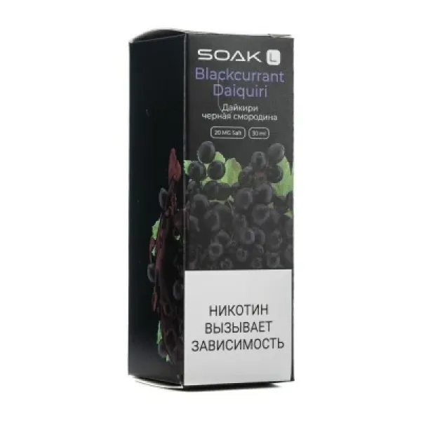 Жидкость SOAK L Blackcurrant Daiquiri 30 мл в Сочи