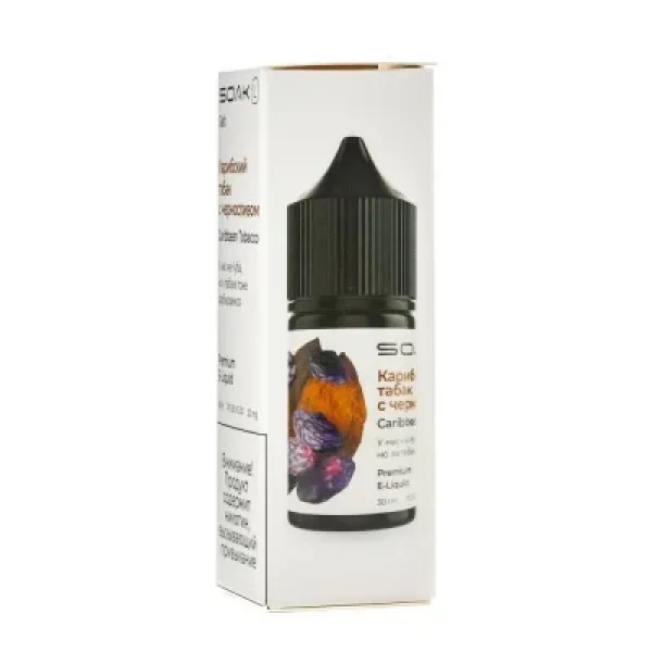 Жидкость SOAK L Caribbean Tobacco 30 мл в Сочи