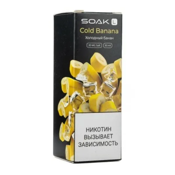 Жидкость SOAK L Cold Banana 30 мл в Сочи