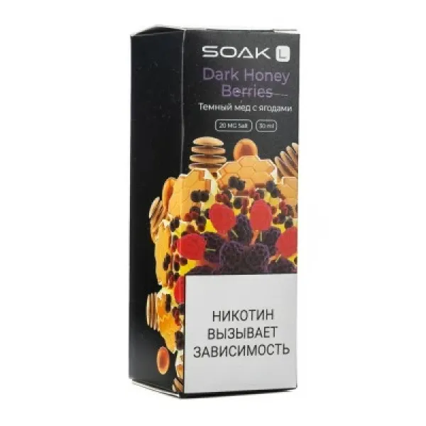 Жидкость SOAK L Dark Honey Berries 30 мл в Сочи