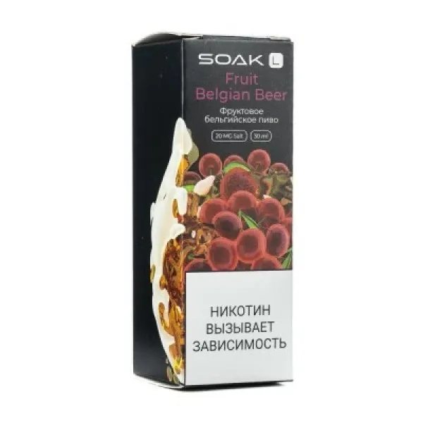 Жидкость SOAK L Fruit Belgian Beer 30 мл в Сочи