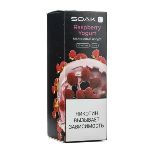 Жидкость SOAK L Raspberry Yogurt 30 мл в Сочи