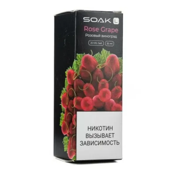 Жидкость SOAK L Rose Grape 30 мл в Сочи