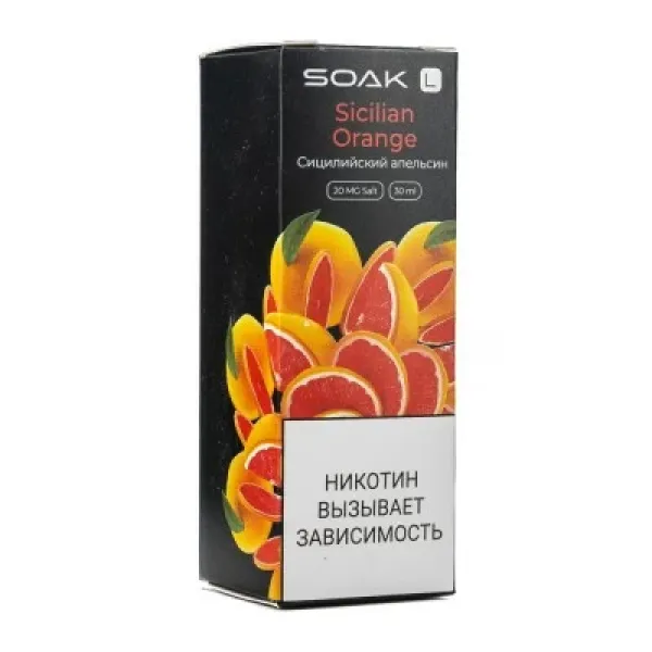 Жидкость SOAK L Sicilian Orange 30 мл в Сочи