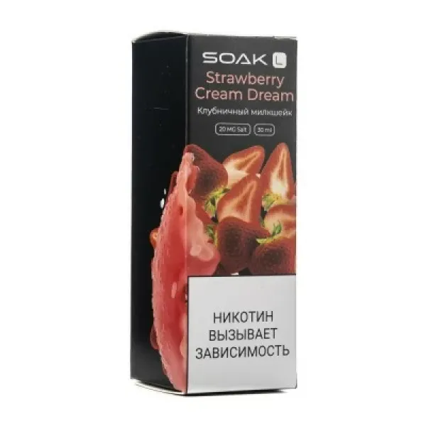 Жидкость SOAK L Strawberry Cream Dream 30 мл в Сочи