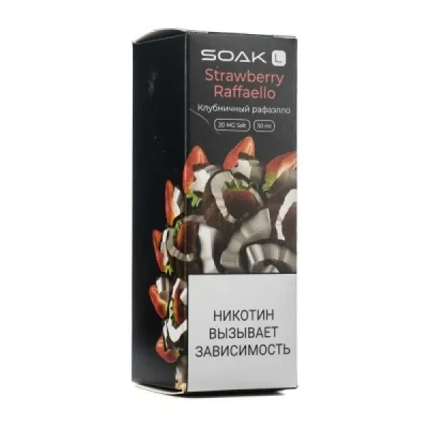 Жидкость SOAK L Strawberry Raffaello 30 мл в Сочи