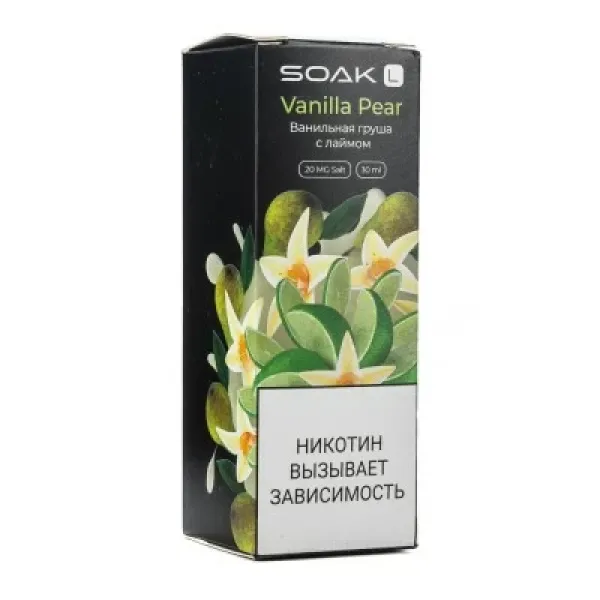 Жидкость SOAK L Vanilla Pear 30 мл в Сочи