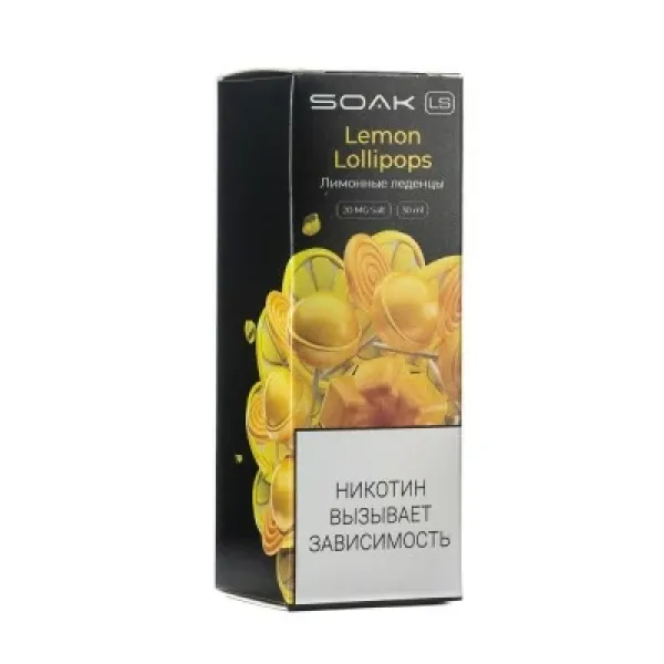 Жидкость SOAK LS Lemon Lollipops 30 мл в Сочи