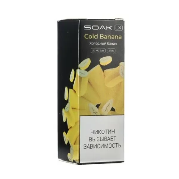 Жидкость SOAK LX Cold Banana 30 мл в Сочи