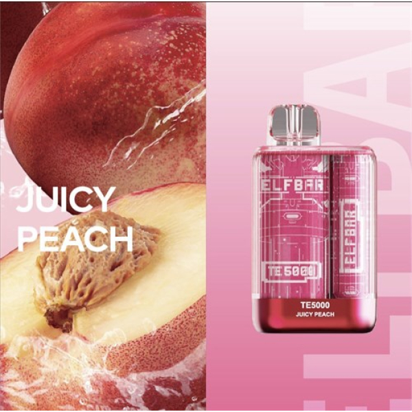 Elfbar TE5000 Juicy Peach, 5000 тяг в Сочи