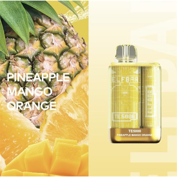 Elfbar TE5000 Pineapple Mango Orange, 5000 тяг в Сочи