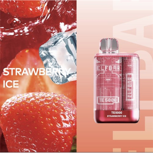 Elfbar TE5000 Strawberry Ice, 5000 тяг в Сочи