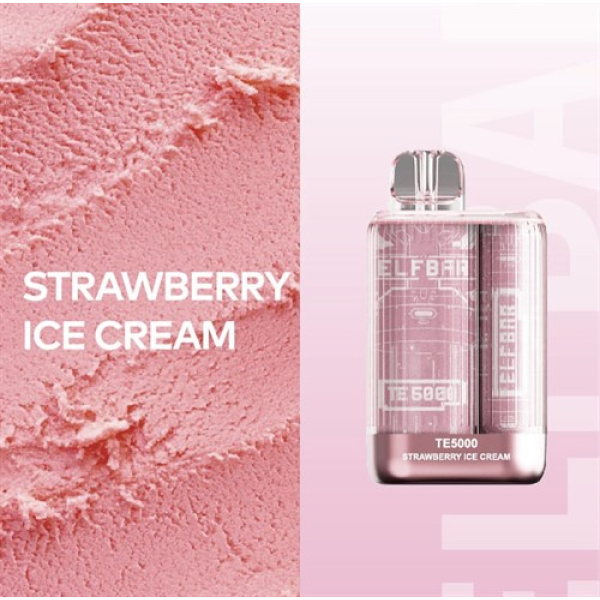 Elfbar TE5000 Strawberry Ice Cream, 5000 тяг в Сочи