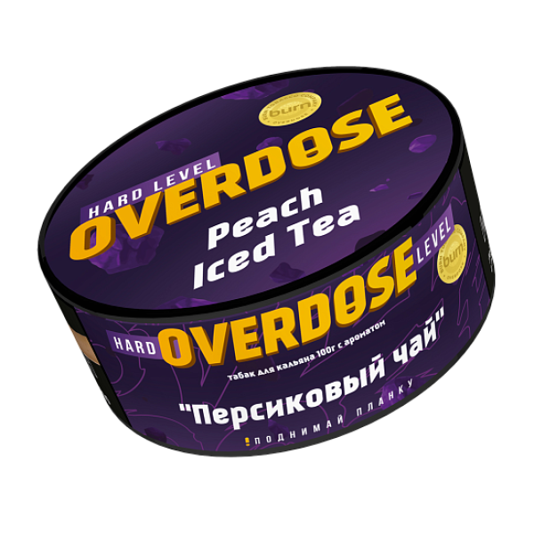 Табак Overdose Peach Iced Tea (Персиковый чай) 100 гр в Сочи