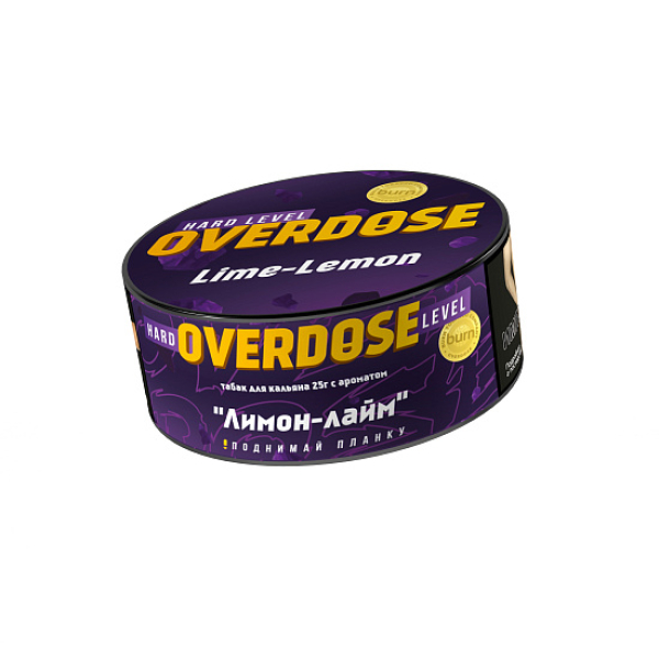 Табак Overdose Lime Lemon (Лимон Лайм) 25 гр в Сочи