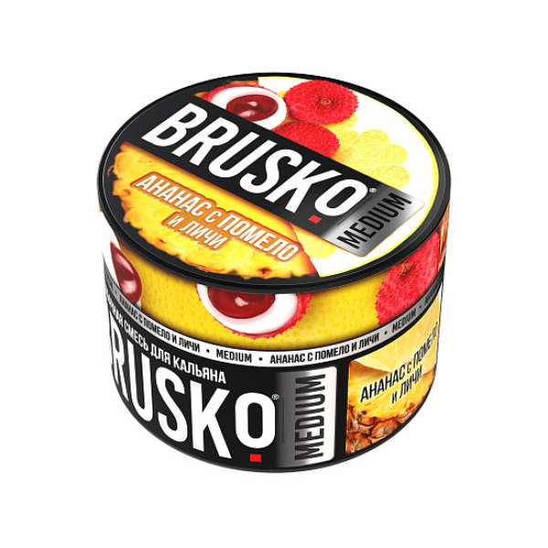 Смесь Brusko Ананас с помело и личи 50 гр в Сочи