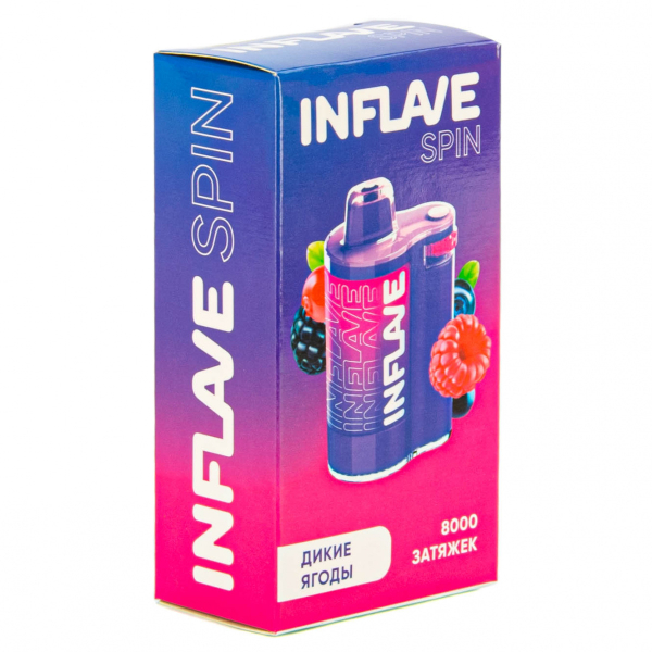 INFLAVE SPIN Дикие ягоды (8000 затяжек) в Сочи