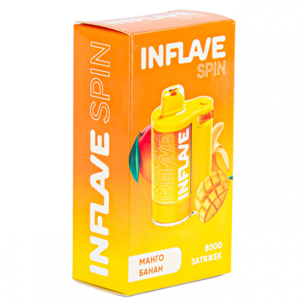 INFLAVE SPIN Манго банан (8000 затяжек) в Сочи