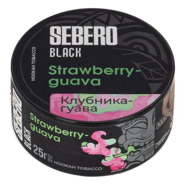 Табак Sebero Black Strawberry Guava  25 грамм в Сочи