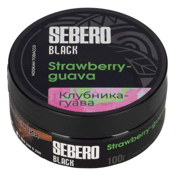 Табак Sebero Black Strawberry Guava  100 грамм в Сочи
