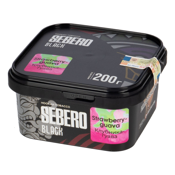 Табак Sebero Black Strawberry Guava  200 грамм в Сочи
