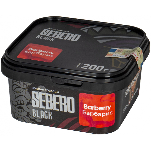 Табак Sebero Black Barberry  200 грамм в Сочи