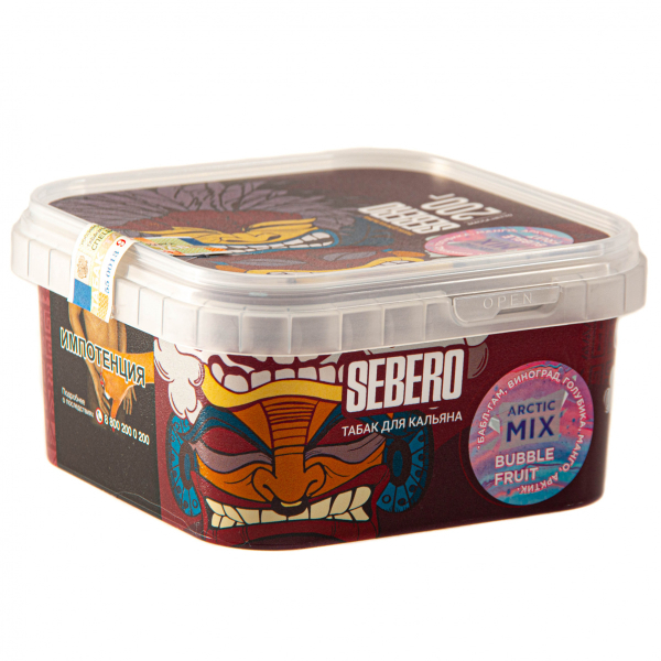 Табак Sebero Arctic Mix Bubble fruit  200 грамм в Сочи