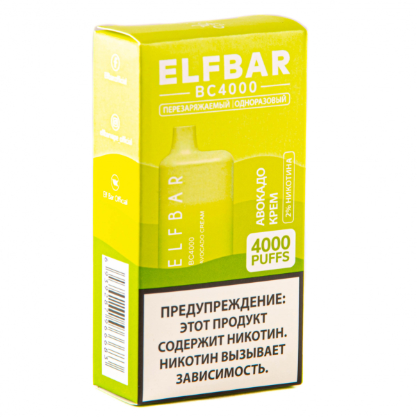 ELF BAR Avocado Cream (4000 затяжек) 20 мг в Сочи
