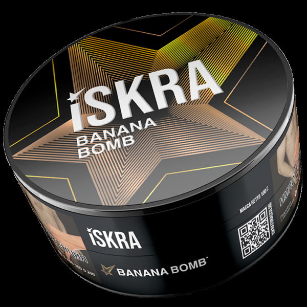 Табак ISKRA Вanana Bomb  100 грамм в Сочи