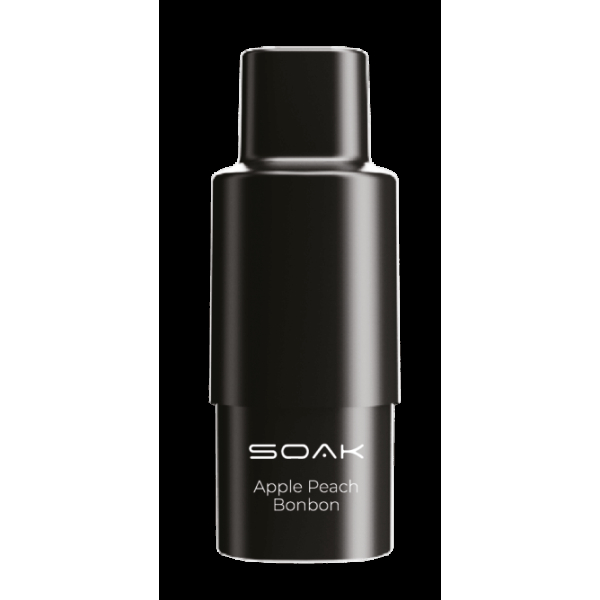 Картридж SOAK Q Яблоко-персик (1500 затяжек) в Сочи