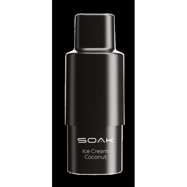 Картридж SOAK Q Кокосовое мороженое (1500 затяжек) в Сочи
