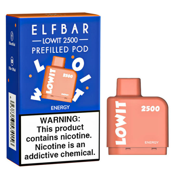 Картридж Elf Bar Lowit 2500 20 мг, 6 мл (Energy) в Сочи