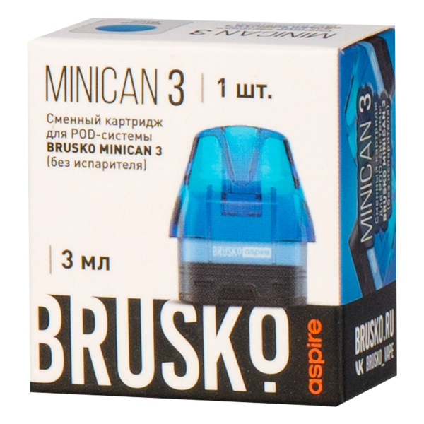 Картридж Brusko Minican 3 синий в Сочи