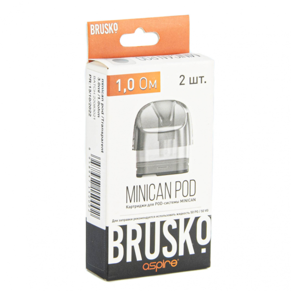 Картридж Brusko Minican прозрачный (2шт.) 0,8 в Сочи