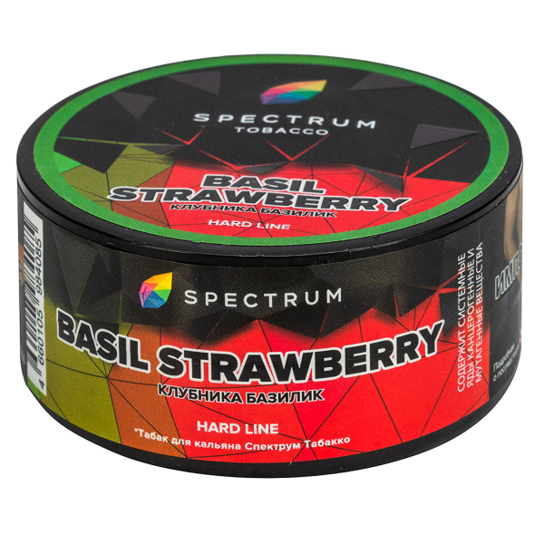 Табак Spectrum Hard Basil Strawberry  25 грамм в Сочи